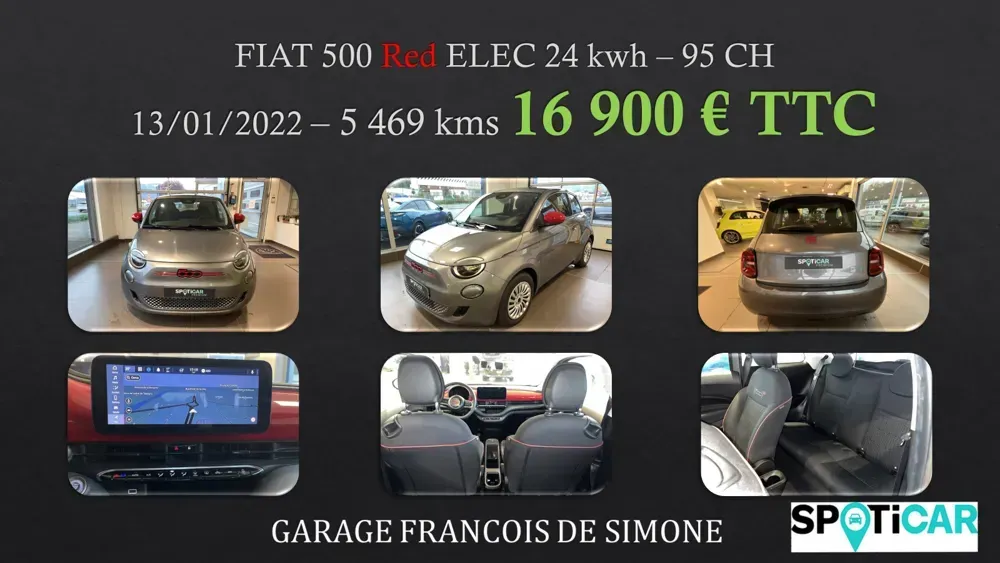 fiat 500 red